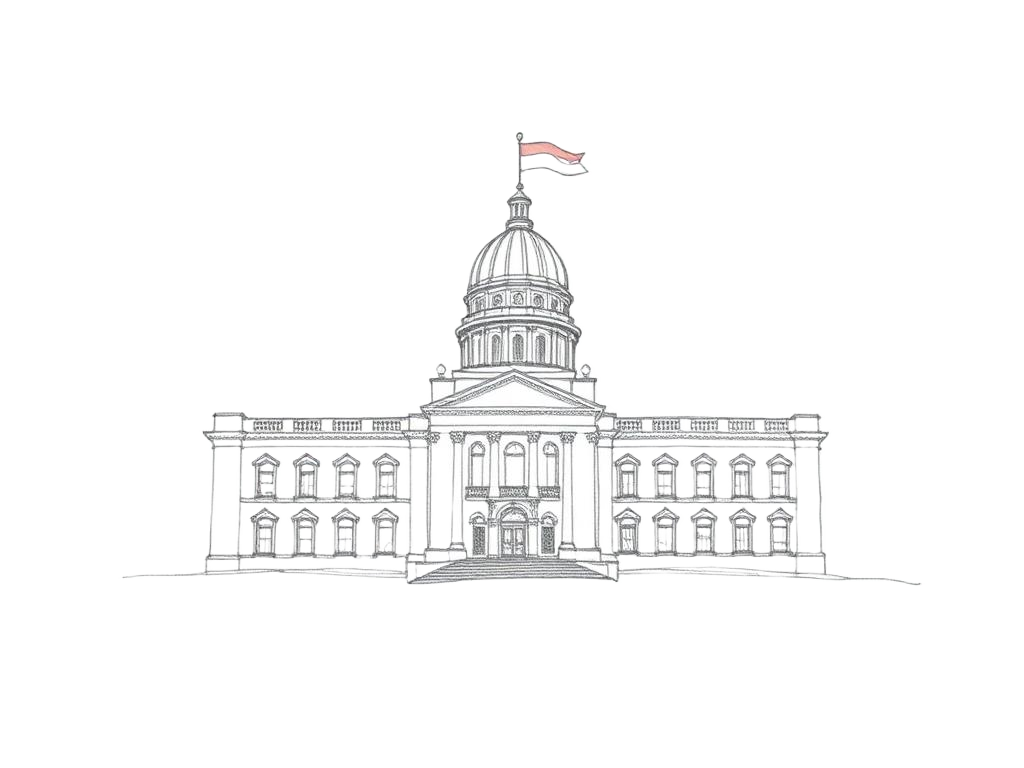Pencil illustration representing Governments